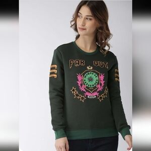 SCOTCH & SODA women Crewneck size XS Nice green color